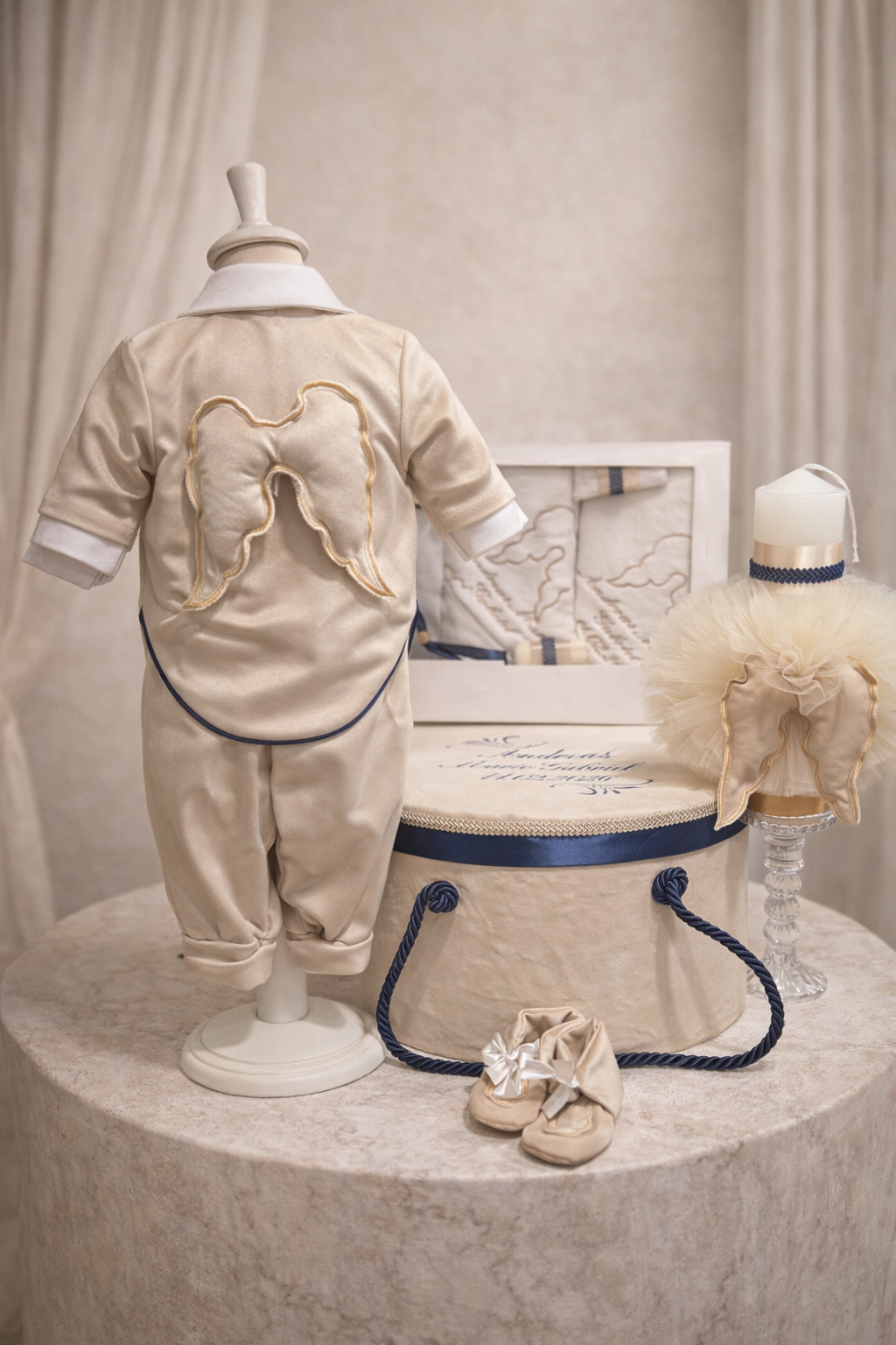 Trusou de botez Creamy