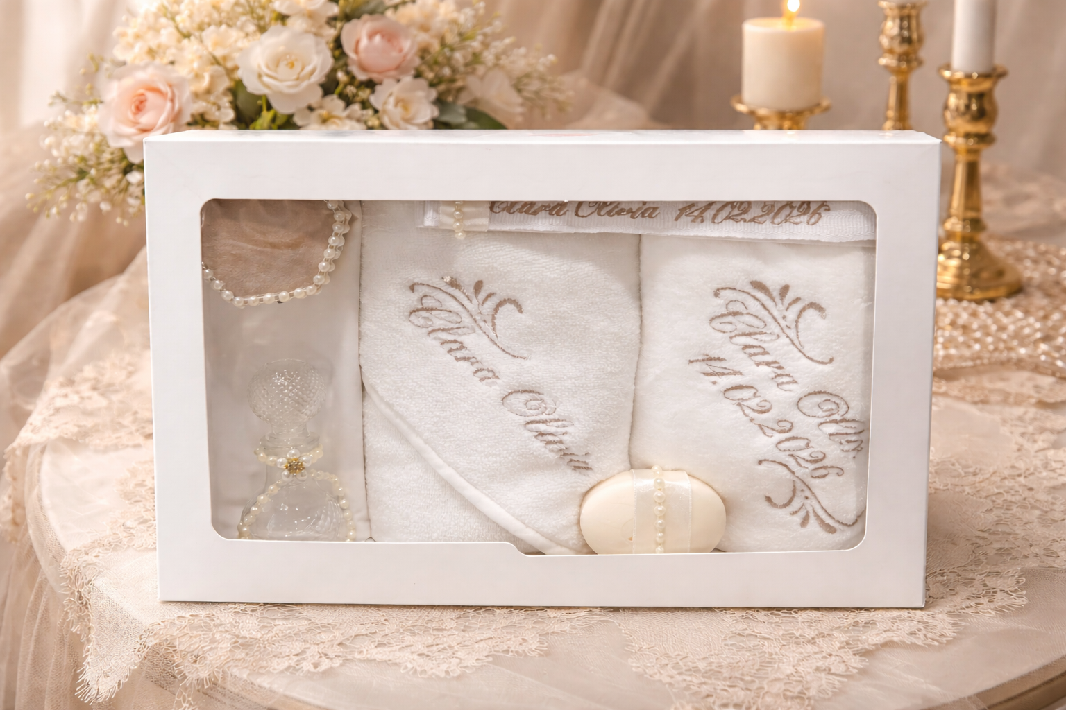 Trusou de botez Pink Princess - imagine 3