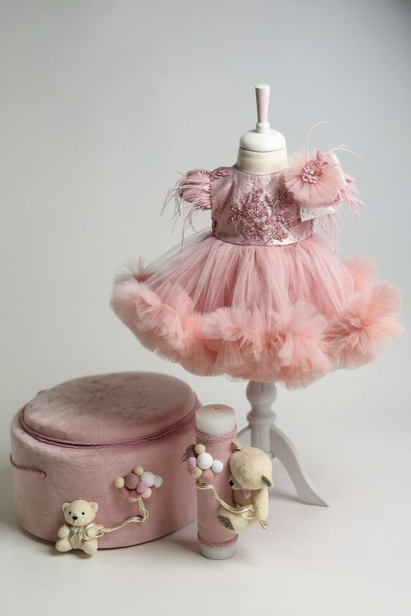 Trusou de botez cu ursuleț