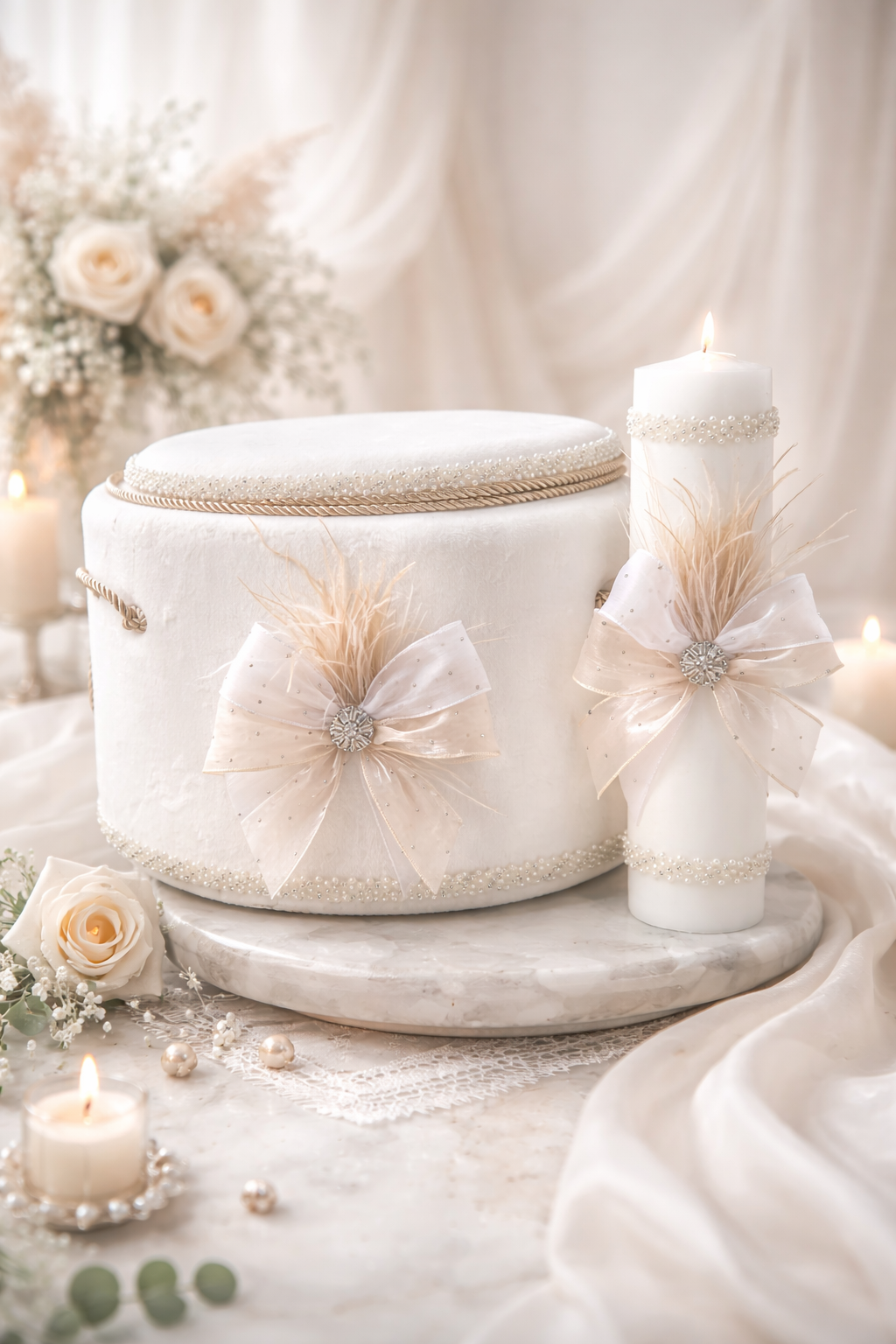 trusou complet si Lumanare Neige