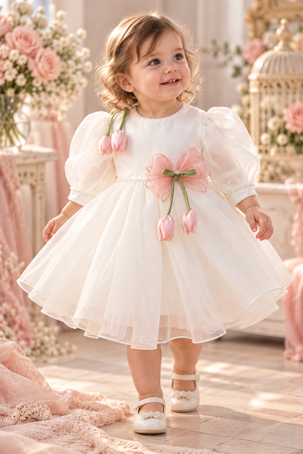 Rochița de botez White Tulip - imagine 2