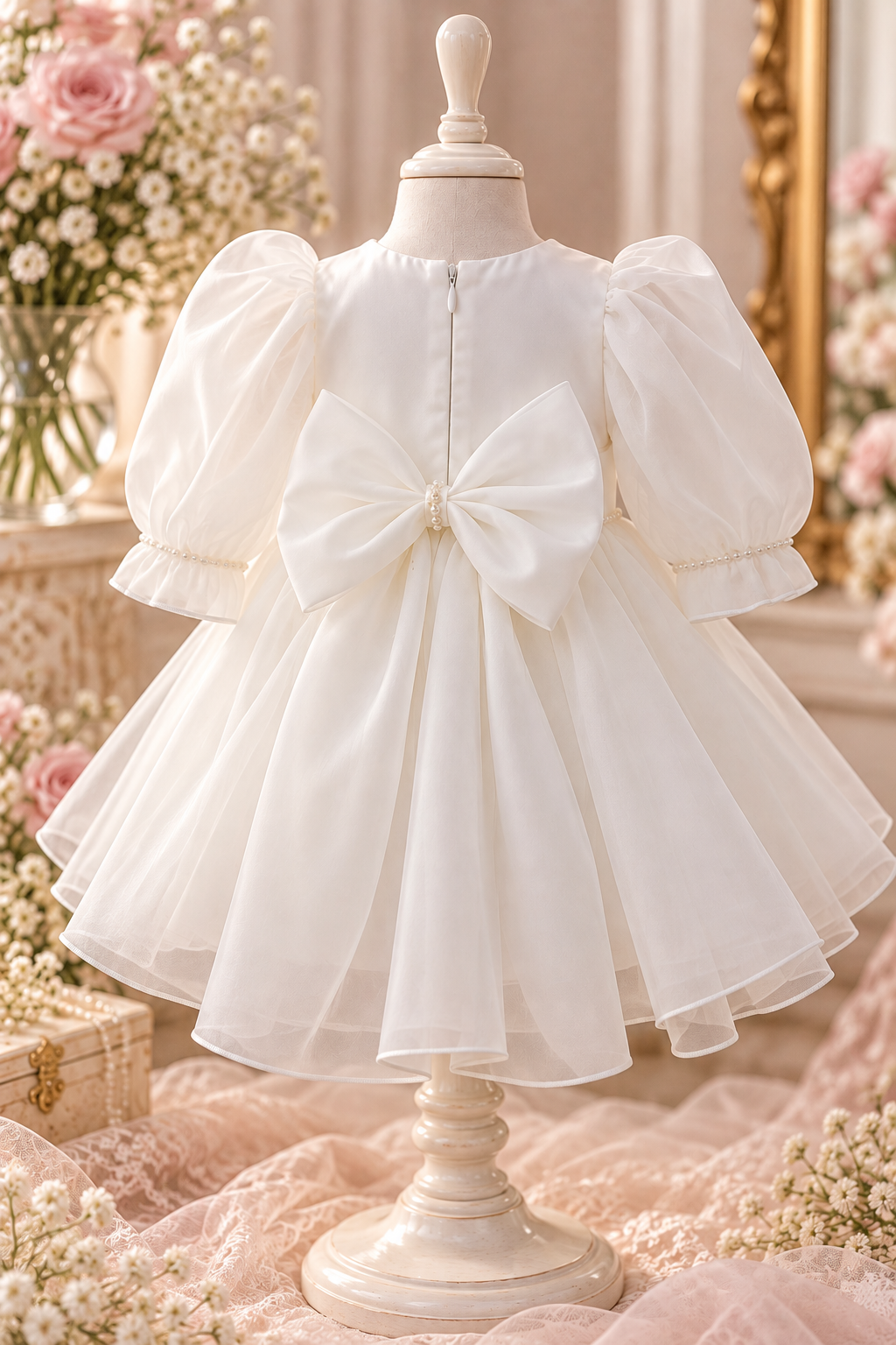 Rochița de botez White Tulip - imagine 3